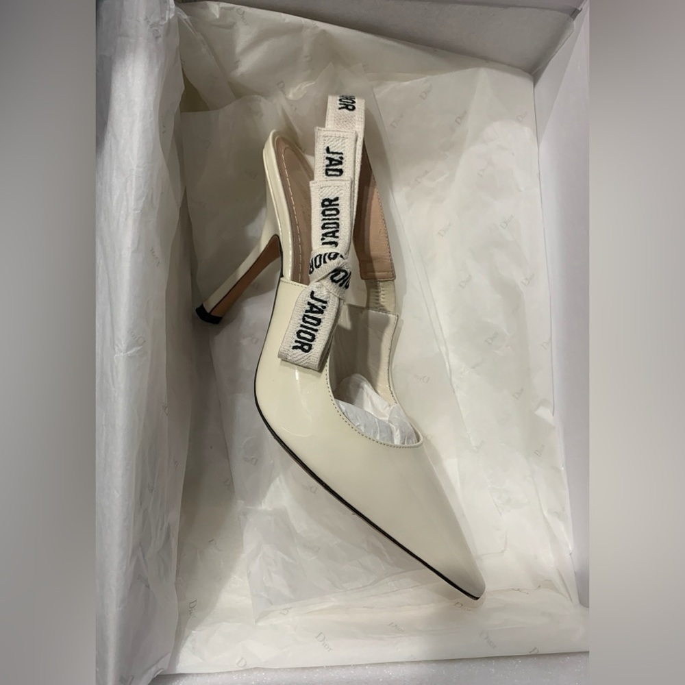 Dior Cream and Tan Heels - Picture 8 of 12